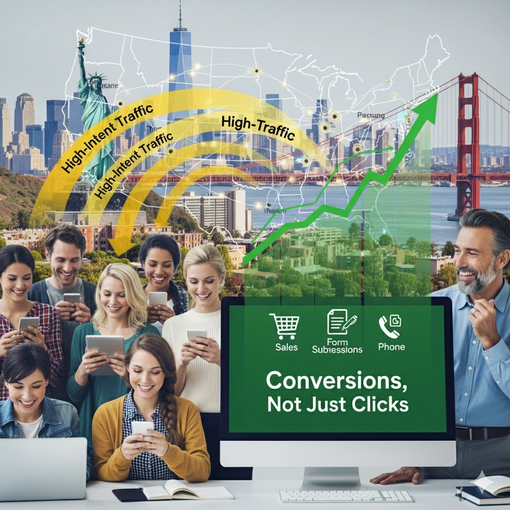 Get High-Intent Traffic Instantly with Our Google Ads Agency in USA – Drive Conversions, Not Just Clicks Google Ads Agency in USA driving high-intent traffic and conversions